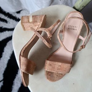 Stuart Weitzman cork sandals